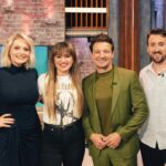 Lauren Ash Instagram - Always a joy to appear on @kellyclarksonshow! Make sure to tune in TOMORROW, Thursday May 30th, to see me talk to Kelly and host a very fun game show segment with Jeremy Renner!