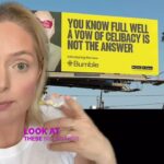 Lauren Ash Instagram - This #bumble campaign is just so cringe. When #women start to say “we’re sick of this modern #dating world, we’re going to be celibate” then this dating app starts to say “you know you DON’t want to be, is celibate”?? WHAT A JOKE! What do you think of this campaign?