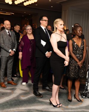 Lauren Ash Instagram - Standing with @thecreativecoalition to honor unsung heroes – family caregivers – who deserve recognition and better support systems for their invaluable contributions during the 2024 #RightToBearArts Gala 

I was honored to get to hear the stories of the caregivers who joined us this evening. Caring for an ailing loved one is something so many people navigate every day, often with no resources to help. Thank you @aarp for partnering with The Creative Coalition to raise awareness and advocate for better support systems for caregivers everywhere.