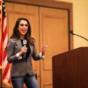 Lauren Boebert Instagram - I had a fantastic time at the Club 20 Fall Conference in Grand Junction! I had engaging discussions with leaders from across Colorado on vital issues like water conservation, mining, and forestry. 

Plus, we celebrated Club 20's 70th anniversary – an honor to be part of this milestone event!