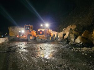 Lauren Boebert Instagram - My team and I have been in touch with CDOT and the Governor on the rockslide that closed eastbound I-70 in Debeque Canyon. 

Westbound I-70 is open and there is a detour for eastbound motorists. No one was hurt and no vehicles were damaged. Visit COtrip.org for more info.