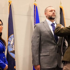 Lauren Boebert Instagram - On Veterans Day, Brigadier General Laura Clellan and I united to honor Sergeant First Class William Montgomery with a Purple Heart for the injuries he endured in service to our country. 

Heroes like Sergeant First Class Montgomery faced unimaginable challenges and willingly put their lives on the line to protect the freedoms we hold dear.

May God bless him, God bless all our veterans, and God bless the United States. 🇺🇸