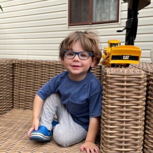 Lauren Collins Instagram - Happy 3rd birthday to my garbage loving, interpretive dancing, one of a kind, funny little Charlie. We love you so much 💙🚛🌈