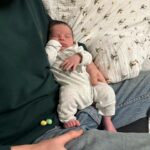 Lauren Collins Instagram - A Bris, a BBQ and all our Guncles . A month and a day with Leo 🧡
