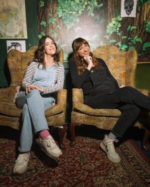 Lauren Lapkus Instagram - Ahhh our show was so much fun!! Thank you to all who came out and all who watched the livestream! You can still watch the show if you go to @dynastytypewriter’s website and find BUNS IN THE OVEN. 🩷 And we are so grateful to @phil.and.sara for capturing this special moment for us!
