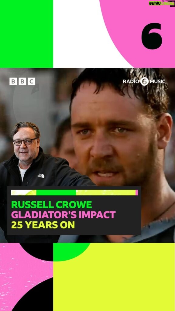 Lauren Laverne Instagram - ‘Being famous up until the release of Gladiator, was easy’ Russell Crowe caught up with Lauren last week, and discussed how Gladiator changed everything in his acting career. Listen on @bbcsounds | Link in bio 🔗