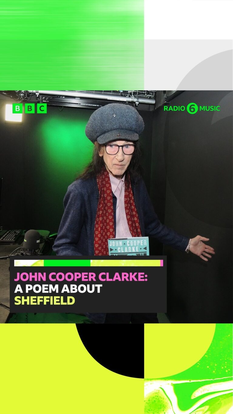 Lauren Laverne Instagram - ‘Wednesday ain’t just some lousy day of the week’ 🎙️ John Cooper Clarke performs his electric poem Sheffield live for Lauren Laverne. To hear the whole poem and more click the link in our bio and visit @bbcsounds
