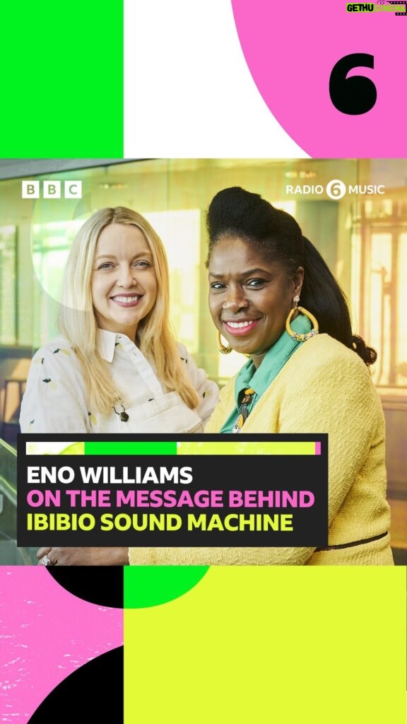 Lauren Laverne Instagram - “We’ve kept on with the whole positivity vibe and message of love” 💚 Ibibio Sound Machine’s Eno Williams spoke to Lauren about the bands journey and message. Listen to the full conversation now @bbcsounds Link in bio 🔗