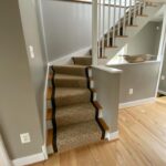 Lauren Liess Instagram - New stairs who dis 🤎 {swipe for before} Our clients wanted to make their outdated family room-kitchen addition feel as timeless and true as the rest of their historical home to get it truly functional for their horse-loving family. A soft palette of bluestone floors, creamy plaster walls, antique beams, and grays & camel tones along with time-tested furnishings and architectural details (I have had a similar inspiration stair railing pinned for so many years and was so excited to finally get to use that baby!!) completely transformed the space. We’re so thankful to our clients for their trust and to the amazing team we got to work with! 🤎🐴 Interior Design by @laurenliessandco Architecture by @sutphin_architecture Renovation by @casecohomes Sofa is the “Libris” in the softest camel damask from my collection with @taylorkingfurniture