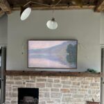 Lauren Liess Instagram - A little before mid-install/ almost-after from yesterday’s install in DC. We painted the existing built-ins and completely redid the ceilings with reclaimed wood. Swipe to see befores and the in-between of the new fireplace- sconces styling still happening but you get the idea of how changing up the room’s focal point completely transformed it!!) This has been such a fun one for our sweet clients. More behind-the-scenes from other rooms in stories 🤎 design by us @laurenliessandco | renovation by O’Neill Development