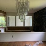 Lauren Liess Instagram - What a refuge this house has been for us. 🤍 little did we know that we’d have it for 3 years (we thought it was a much more temporary stop but the renovation on our place the meadow is taking way longer than expected.) It’s been a fast three years though and throughout it we’ve been so grateful to get to live in such an easy, relaxed, simple home. It’s been such a low-maintenance organized type of place. 🤍 check out the befores of the great room/ old conversation pit turned dining room. {1st pic by @helennorman } i’ll be posting about it all week and it goes on the market this Thursday! 🤎 buyers can reach out to @propertycollective