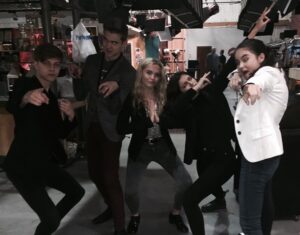 Lauren Taylor Instagram - it's my birthday and the theme was "dress like lauren day" everyone showed up in sick blazers and doc martens. it's a good day. I love these guys so much.