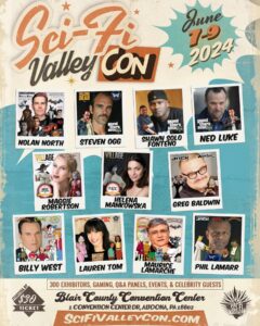 Lauren Tom Instagram - 🚀✨ Calling all Sci-Fi enthusiasts and gamers alike! Sci-Fi Valley Con is back, and it’s going to be more epic than ever! 🌌🎮 This year, we’re taking over the Blair County Convention Center in Altoona, PA, from June 7-9. Trust us; you don’t want to miss out on this interstellar gathering. We’ve got an unbelievable lineup of guests that’ll make every Futurama, Grand Theft Auto, and Resident Evil Village fan’s heart skip a beat. Get ready to meet Nolan North, Steven Ogg, Shawn ‘Solo’ Fonteno, Ned Luke, Maggie Robertson, Helen Mankowska, Greg Baldwin, Billy West, Lauren Tom, Maurice LaMarche, and Phil LaMarr! 🌟 And here’s the deal - preorder your tickets now at scificon.com and save $5! It’s not just a convention; it’s a reunion of legends, and it’s happening this spring. Secure your spot in the galaxy now and join us for a weekend filled with excitement, memories, and maybe even a little bit of time travel. 😉🛸 Let’s make history together at the Sci-Fi Valley Con. Preorder your tickets today and get ready for an adventure of a lifetime! 🎉💫 #SciFiValleyCon #Futurama #GTA #ResidentEvilVillage #NolanNorth #StevenOgg #ShawnSoloFonteno #NedLuke #MaggieRobertson #HelenMankowska #GregBaldwin #BillyWest #LaurenTom #MauriceLaMarche #PhilLaMarr #SciFiCon #GamersUnite