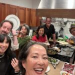 Lauren Tom Instagram - #HappyHolidays from the #joyluckclub gals! 30 years ago we were lucky enough to film the movie version of this iconic book that meant so much to the Asian community. @amytanwriter ‘s beautiful book was one of the first to share Asian stories, and became a huge best seller. I will always cherish the experience I had being part of the film, (it remains one of the highlights of my life and career) and the decades long friendships I made. Last weekend, my husband and I hosted a dinner ( he did ALL the cooking!) to celebrate the Holidays. I just love how all of our husbands get along so well! The last slide features a citrus cheesecake pie made by @chao_time , and Ube Mochi made by @thetamlyntomita —both incredibly delicious!! Thanks to my older son, Oliver, for taking the photos and video!