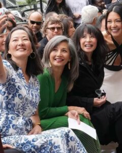 Lauren Tom Instagram - It’s not often that a person gets to express themselves and honor someone they love publicly. I, along with my #joyluckclub sisters, had that opportunity a few days ago by celebrating with @mingna_wen as she received her 🌟 on the #hollywoodwalkoffame ! I couldn’t be more proud of my friend, the multitalented, #disneylegend phenom that is @mingna_wen The last photo depicts the giddy feeling I had all day. Congratulations, Ming!