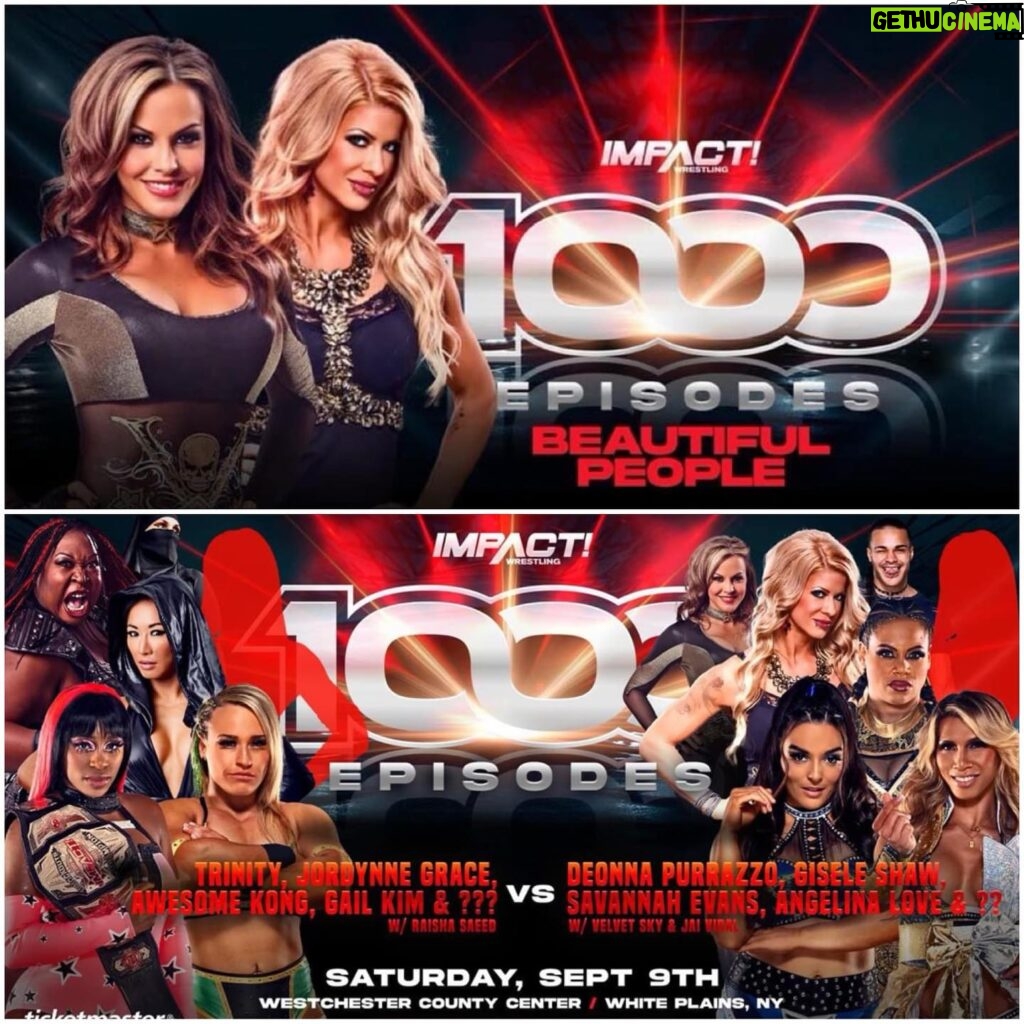 Lauren Williams Instagram - #TBP are in New York to once again Cleanse the World One Ugly Person at a Time for @impactwrestling on #Impact1000 😉💋 @skyisvelvet