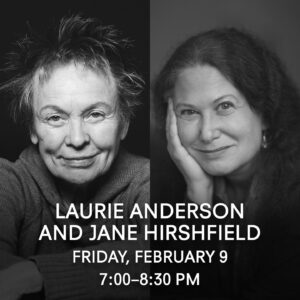 Laurie Anderson Instagram - Do you feel like you’re running out of time?

This year at the @rubinmuseum, artist, writer, and musician Laurie Anderson (@laurieandersonofficial) helps us reframe the concept of time, and perhaps our perspective on life, in a series of on-stage conversations.

In four upcoming talks, Laurie invites a group of her favorite writers, thinkers, and poets to assist us in picturing new and different views of time. 

SOLD OUT❗Friday, February 9 at 7:00 PM: Laurie Anderson   Jane Hirshfield
SOLD OUT❗Friday, February 23 at 7:00 PM: Laurie Anderson   Tom McCarthy
SOLD OUT❗Sunday, March 24 at 6:00 PM: Laurie Anderson   Venerable Tenzin Priyadarshi (@tenzinpriyadarshi)
SOLD OUT❗Sunday, March 31 at 6:00 PM: Laurie Anderson   Benjamín Labatut (This program, originally scheduled for Saturday, March 30, has moved to Sunday, March 31.)

Visit rubinmuseum.org to purchase tickets!