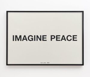 Laurie Anderson Instagram - IMAGINE PEACE - love, yoko 2022 🕊

This March, @YokoOno pauses advertisements on digital screens around the world to share an urgent message of global peace in an urgent partnership between @circa.art & @SerpentineUK.

In aid of the humanitarian crisis, Yoko Ono has donated a time-limited edition print, available to purchase on @CIRCA.ART website for £100 until 31 March 2022.

100% of the proceeds raised by the sale will be donated to the United Nations’ emergency fund (@un_ocha), one of the fastest and most effective ways to ensure that urgent humanitarian assistance, including food, clean water, medicine, education and shelter, reaches people in need whenever and wherever crises strike.

Think PEACE, Act PEACE, Spread PEACE every evening at the following times and locations:

🇬🇧 London: @PiccadillyLights, 20:22 GMT
🇩🇪 Berlin, @Limes_ooh, Kurfürstendamm, 20:22 CET (from 9 March)
🇦🇺 Melbourne: @Fed.Square, at 20:22 AEDT
🇮🇹 Milan: @luxottica Piazzale Cadorna, 20:22 UTC
🇺🇸 Los Angeles: @pendrywesthollywood, 20:22 PST
🇺🇸 New York: @luxottica Times Square, 20:22 EST
🇰🇷Seoul Coex, K-POP Square, 20:22 KST (from 7 March)
🇯🇵 Tokyo, @neoshibuyatv (from 7 March)
🌐 With additional screens to follow

Discover more on CIRCA.ART

#IMAGINEPEACE #yokoono