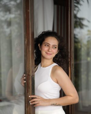 Lavina Tandon Instagram - She’s an angel, she’s a devil,
She’s a woman, she’s a child, 
She’s love, she’s war, 
She’s a heartbeat, she’s a heartache 
But
when she’s leaves you,she’ll leave you with a smile.

Pc: @darshan6289photography 
Location: @foresthillstala 
Outfit: @hm 

#photooftheday 
#simplephotography 
#whitelove 
#whitewolf 
#nomakeuplook
#fresh 
#pretty 
#real 
#raw 
#actor 
#influencer 
#foodie 
#traveler 
#lavvinataandon