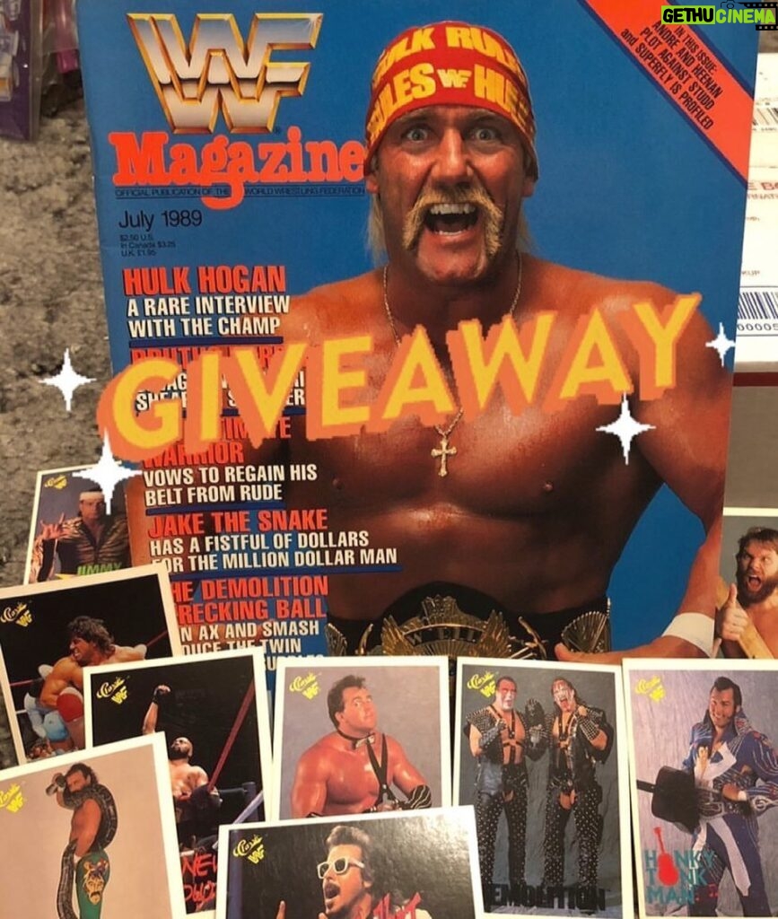 Layla El Instagram - WWF GIVEAWAY! 80sThen80sNow and Former WWE Women’s Champion @laylayel are Teaming Up to Give Away these Totally Awesome 1989 WWF Magazine and Trading Cards! To Enter, Simply: ‪* Follow @80sthen80snow ‪* Follow @LayLayel ‪* Like This Post ‪* Tag at Least 3 People. (The More the Merrier) * Tell Us WHY You’d Like to Win it. ‪This Giveaway Ends on SUNDAY, APRIL 25th 2021 and is Open to US/Canada Residents. The Winner Will Be Announced on Our Stories on MONDAY, APRIL 26th 2021. GOOD LUCK! 💋 Legal Disclaimer: This Giveaway is From a Personal Collection and is Not Affiliated or Endorsed in Any Way With WWE or it’s Affiliates. #WWF #WWE #Wrestling #Magazine #TradingCards #1980s #80s #80sThen80sNow