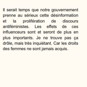 Léa Clermont-Dion Instagram - Pas lucide.