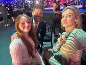 Leah McCourt Instagram - Bellator Dublin, watching for a change ☘️ Some great fights and good to see everyone.  Wins or losses your all still G’s 👊🏻💥 📸 @lucasnoonan