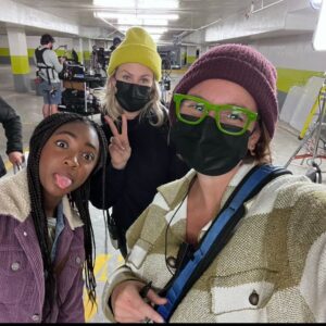 Leah Sava Jeffries Instagram - Bts of 6 I think?? And!! One pic of 5💀 
 Other than that ENJOY EPISODE 6 OUT NOW!!🔱🦉🌱

It wouldn’t let me add aryan so his name is right here!! @aryansimhadri