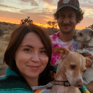 Lee Newton Instagram - 7 years married to Cheddar today. Not an itch in sight. Obsessed is an understatement. Wildly delighted I get to do everything with him this lifetime- and looking forward to HUNTING HIM DOWN AND MAKING HIM LOVE ME in the next.♥️❤️♥️

Ps. Cute that he’s loved me through at least 9 different hair colors.😍