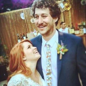 Lee Newton Instagram - 7 years married to Cheddar today. Not an itch in sight. Obsessed is an understatement. Wildly delighted I get to do everything with him this lifetime- and looking forward to HUNTING HIM DOWN AND MAKING HIM LOVE ME in the next.♥️❤️♥️

Ps. Cute that he’s loved me through at least 9 different hair colors.😍