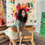 Lee Hae-young Instagram - 그림 그리다 이런 사진도 가끔 찍꼬~👩🏽‍🎨