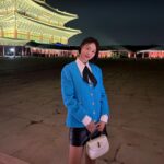 Lee Yeon-hee Instagram – 우리나라의 아름다운 경복궁에서 💙#guccicruise24#gucci#구찌