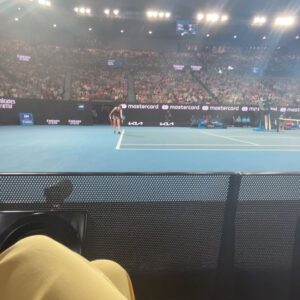 Leila George Instagram - @australianopen with my new little brother @samcorlett 🎾🫶

Thank you! @poloralphlauren @vogueaustralia #PoloRalphLauren #AO23