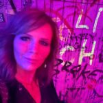 Lena Philipsson Instagram - Studie i massiv rosa/lila (Från Stims 100-årsjubileum i fredags)