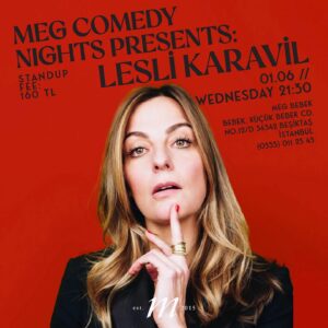 Lesli Karavil Instagram - Kaçırmayın! Bu sezon @megbebek için son gösterim! Rezervasyonlar gelsin! #gülebilengelsin #içerdekadınstandupçıvar #standupshow #womenpower