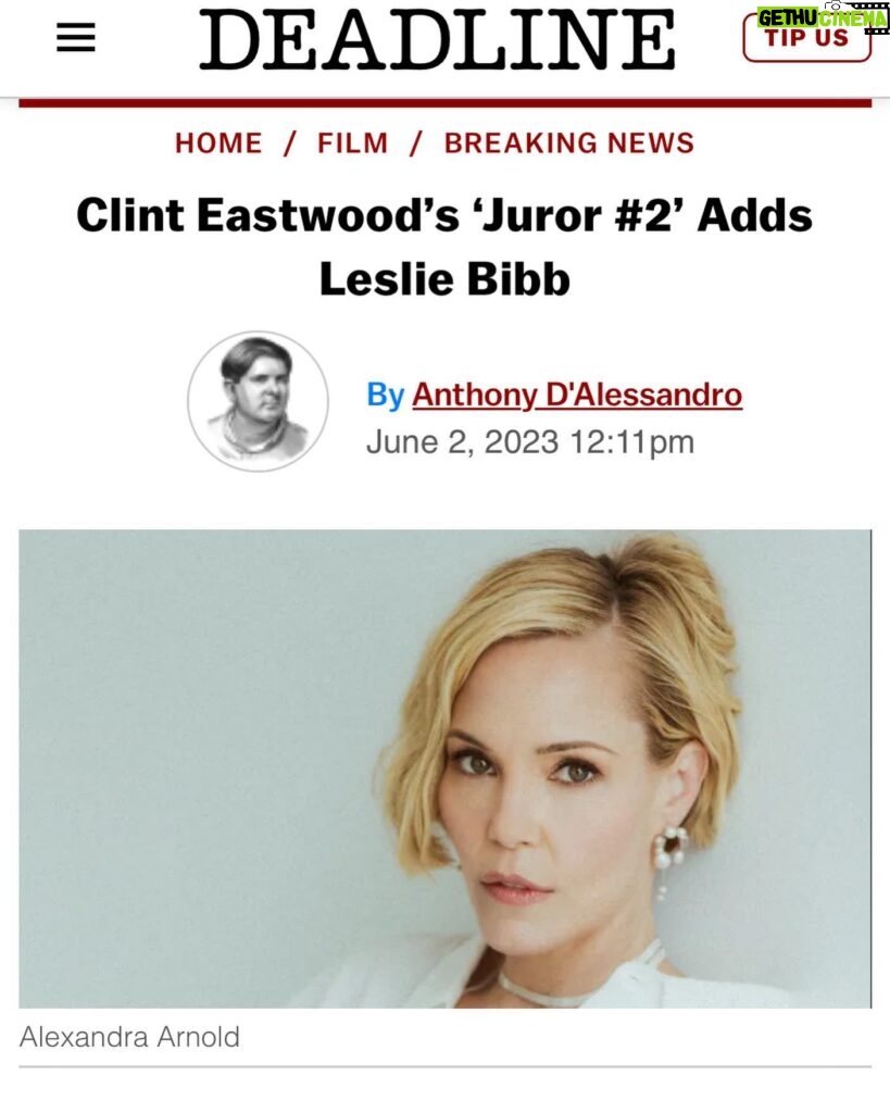 Leslie Bibb Instagram - go ahead make my day...you did... beyond excited to get to be directed by the #legend #clinteastwood and to work with all these talented folks...