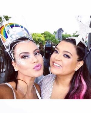 Letícia Lima Instagram - Fantasia PRISMA! 🌈
.
@blocodapreta 
Make @alinevalentin
Adereço de cabeça @erickmaia 
.
Qual vcs estão curtindo mais até agora?