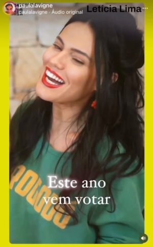 Letícia Lima Instagram - Vem votar com amor!