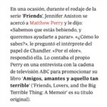 Leticia Dolera Instagram - Mathew Perry habló públicamente del infierno y dolor de su adicción. Una persona adicta no lo es por elección, está enferma y está sufriendo. Si tenéis algún amigo o amiga adicta cerca, ojalá no les juzguéis y les hagáis saber que estáis ahí para acompañarles en la medida de lo posible en su escalada para salir del pozo. Uno del que no es nada fácil salir. 💔 Las risas que nos hizo vivir Mather Perry en Friends a la gente de mi generación son eternas. ❤️