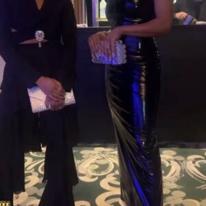 Lex Scott Davis Instagram - @AAFCA Awards with “My Boohoo” @michellemitchenor 😂🫶🏽 | @ninjaaaaaa on the beat 💄