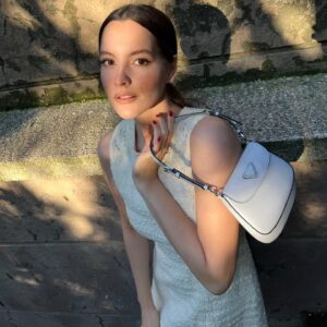Leyla Feray Instagram - @prada 
#pradacleo Mini ✨🤍