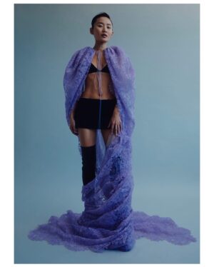 Li Jun Li Instagram - Schön! Part Deux | 💜♠️🤍

photography |  @eriktanner 
fashion |  @nicolaseftaxias 
hair |  @xaviervelasquez 
make up |  @clarissalunanyc 
interview |  @antoniaknzl 

@schonmagazine 
@personapr