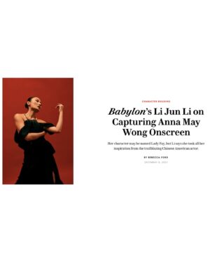 Li Jun Li Instagram - ♥️ @babylonmovie 🖤 @vanityfair 

📸 @jonnymarlow 
@kevinmichaelericson 
@dereksyuen 
@rokaelbeauty 
@personapr 
@personapr

Stills by @stillscottg 
#babylonmovie
#annamaywong