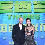 Li Bingbing Instagram - @jasonstatham You have the nicest teeth in the World! 😆The Meg premiere with @jasonstatham in Beijing #themeg @megmovie #beijing #jasonstatham #libingbing