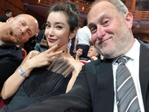 Li Bingbing Instagram - Good to see you guys again in Shanghai!  @jasonstatham 😉 #shanghai #shanghaifilmfestival