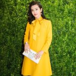 Li Bingbing Instagram - 💛Spring Color 💚 What is your favorite spring color? 😜#spring #springtime #springfashion