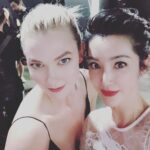 Li Bingbing Instagram - I had so much fun with this girl today!! 😉@karliekloss