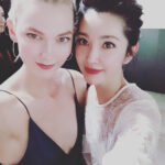 Li Bingbing Instagram - I had so much fun with this girl today!! 😉@karliekloss