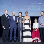 Li Bingbing Instagram - The Meg premiere in Beijing Water Cube. 💧💧💦 Thank you all for coming and hope you had a great time in Beijing! @megmovie @jasonstatham @rubyrose #themeg #watercube #beijing