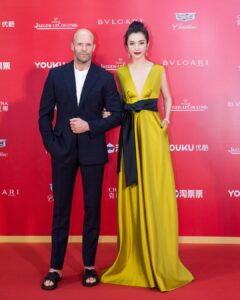 Li Bingbing Instagram - At the red carpet with Jason @jasonstatham in Shanghai Film Festival for The Meg @megmovie promotion. #TheMeg #shanghaifilmfestival #shanghai #redcarpet