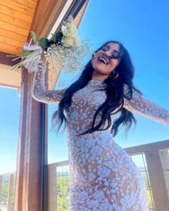 Liana Ramirez Instagram - april (bridal) showers in Texas💍 thank you @fiftyflowers for spoiling us with flowers at my ATX bridal shower! My girls loved the bouquet bar and creating their own arrangements to take home! wearing: @nadinemerabi @nadinemerabibridal ✨🤍thank you for this beautiful dress!